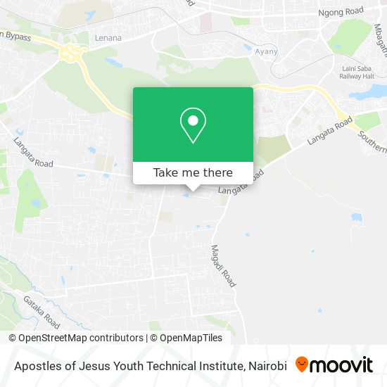 Apostles of Jesus Youth Technical Institute map