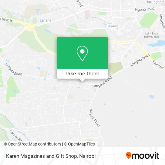 Karen Magazines and Gift Shop map