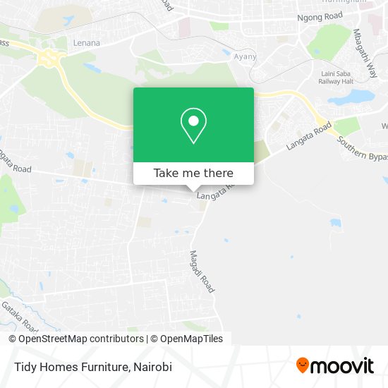 Tidy Homes Furniture map