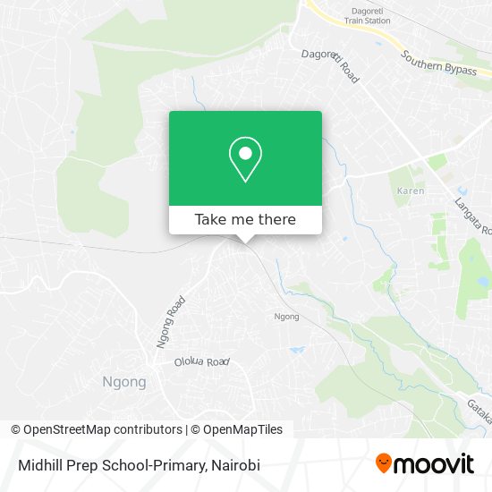 Midhill Prep School-Primary map