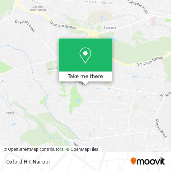Oxford HR map