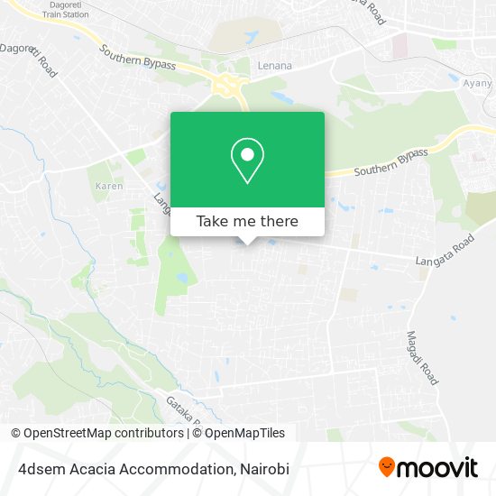 4dsem Acacia Accommodation map