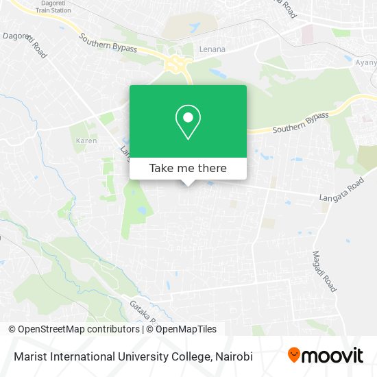 Marist International University College map