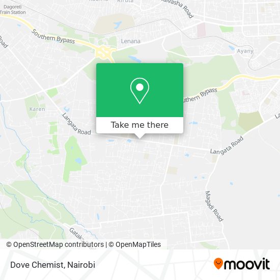Dove Chemist map