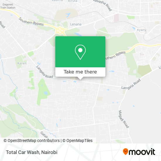 Total Car Wash map