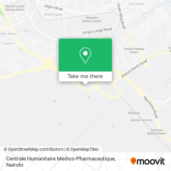 Centrale Humanitaire Medico-Pharmaceutique map