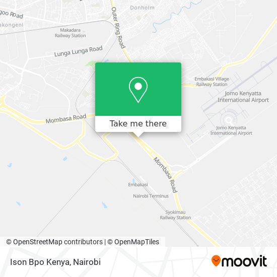 Ison Bpo Kenya map