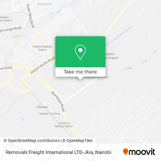 Removals Freight International LTD-Jkia map