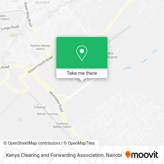 Kenya Clearing and Forwarding Association map
