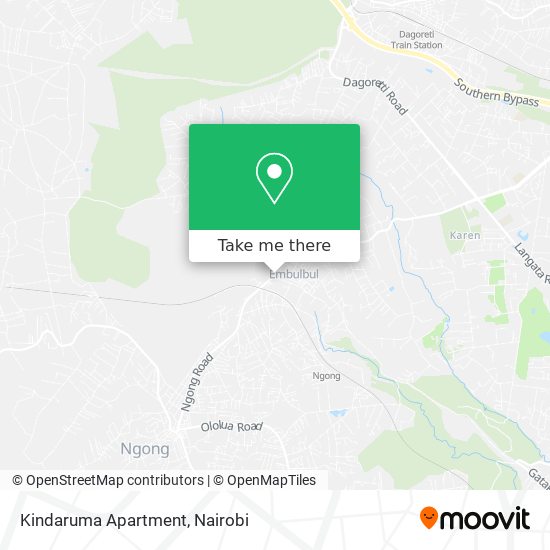 Kindaruma Apartment map