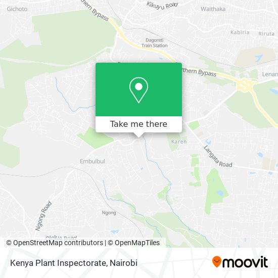 Kenya Plant Inspectorate map