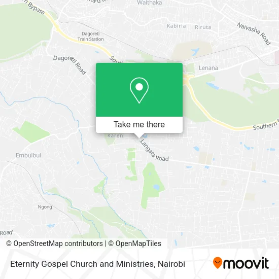 Eternity Gospel Church and Ministries map