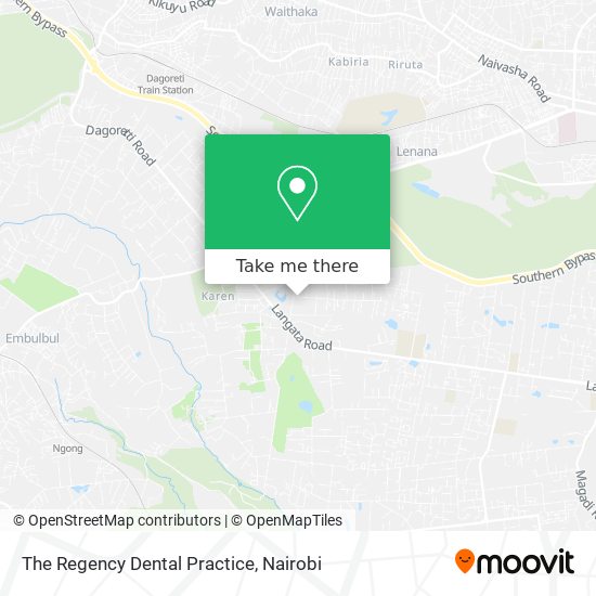 The Regency Dental Practice map
