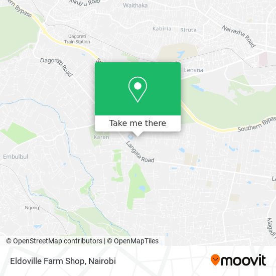 Eldoville Farm Shop map