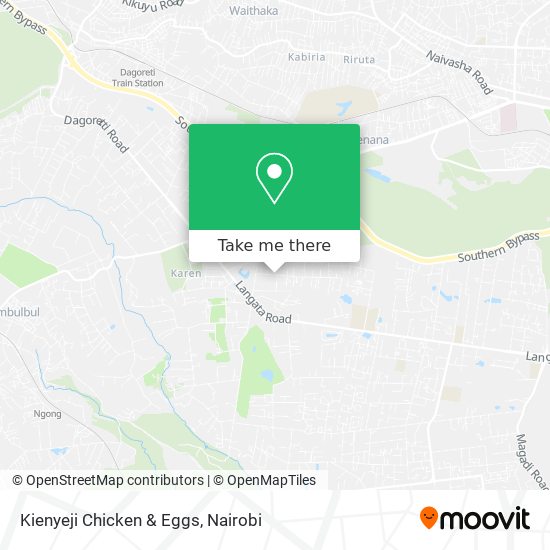 Kienyeji Chicken & Eggs map