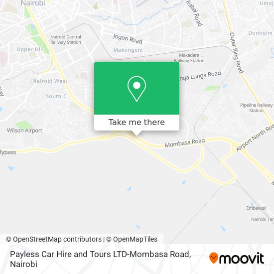 Payless Car Hire and Tours LTD-Mombasa Road map