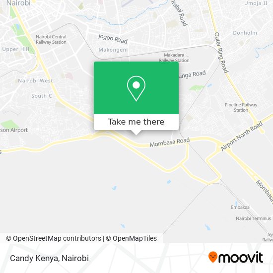 Candy Kenya map