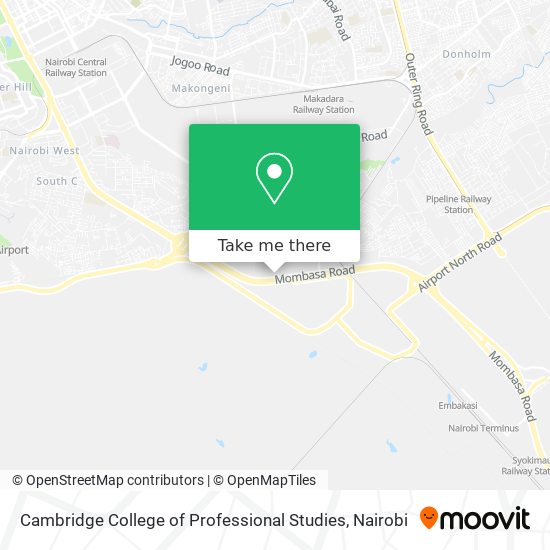 Cambridge College of Professional Studies map