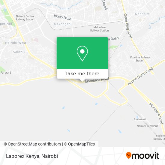 Laborex Kenya map