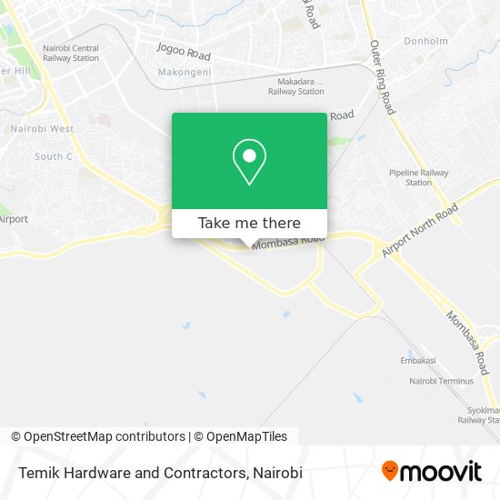 Temik Hardware and Contractors map