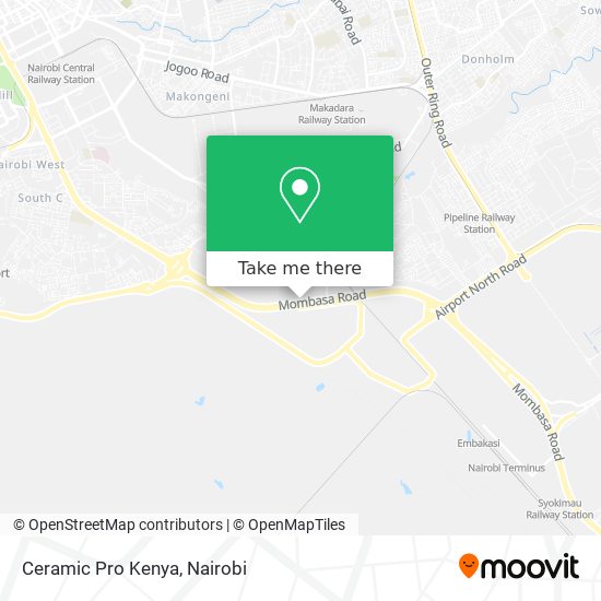 Ceramic Pro Kenya map