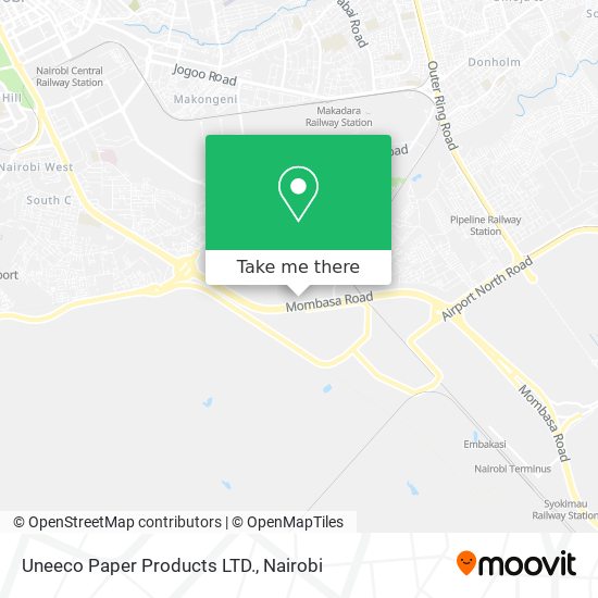 Uneeco Paper Products LTD. map