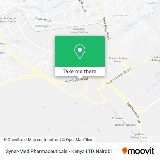 Syner-Med Pharmaceuticals - Kenya LTD map