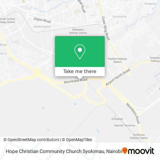 Hope Christian Community Church Syokimau map