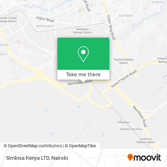 Simbisa Kenya LTD map