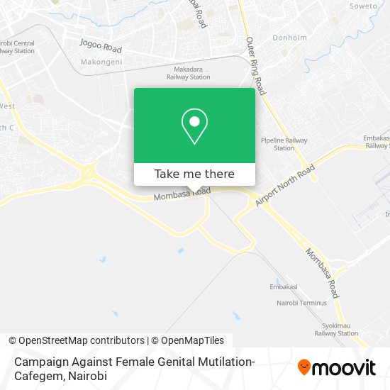 Campaign Against Female Genital Mutilation-Cafegem map