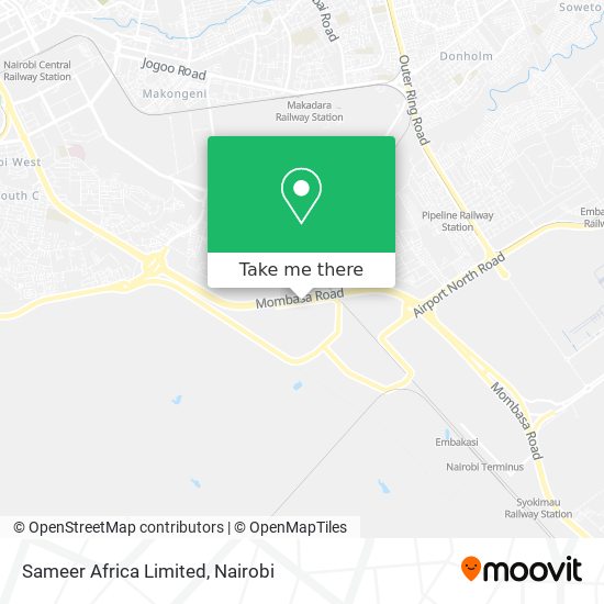 Sameer Africa Limited map