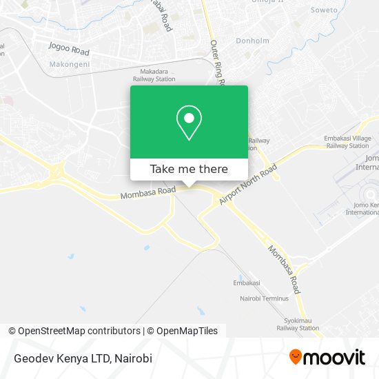 Geodev Kenya LTD map