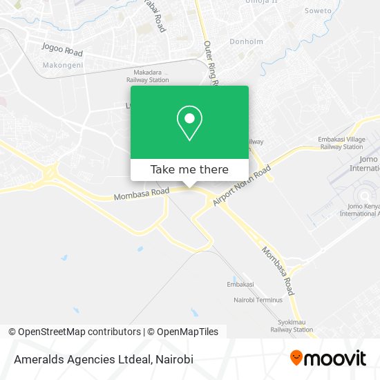 Ameralds Agencies Ltdeal map