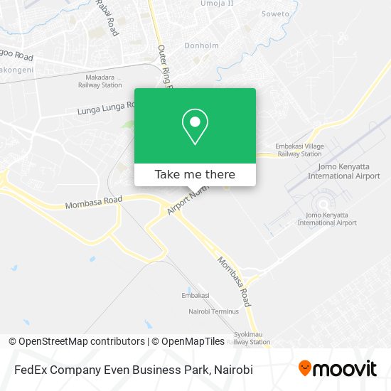 FedEx Company Even Business Park map