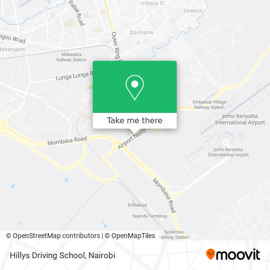 Hillys Driving School map