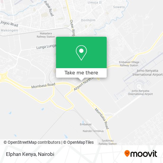 Elphan Kenya map