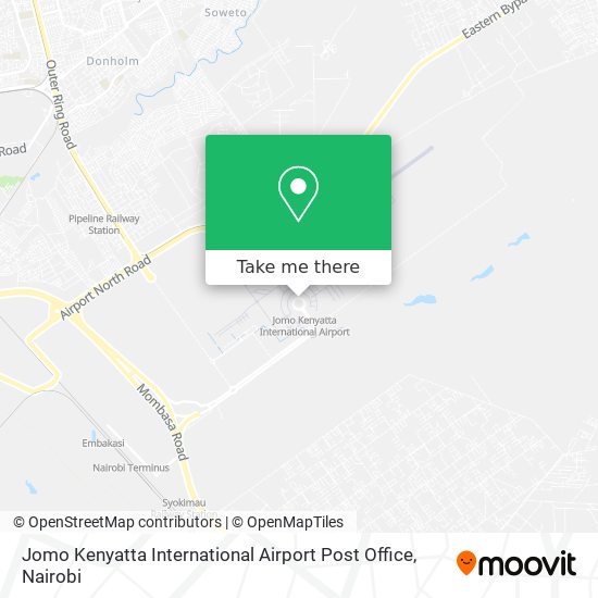 Jomo Kenyatta International Airport Post Office map