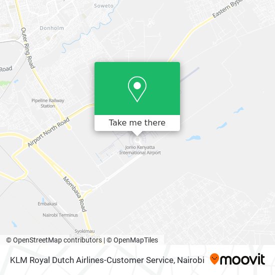 KLM Royal Dutch Airlines-Customer Service map