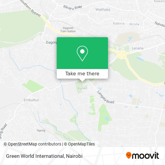 Green World International map