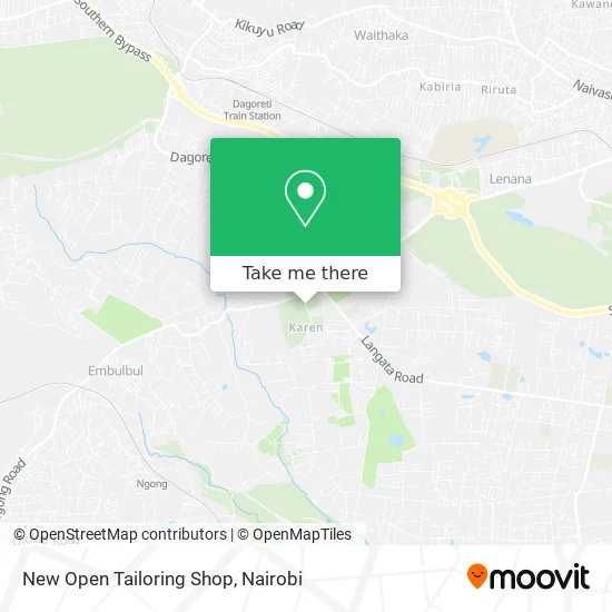 New Open Tailoring Shop map