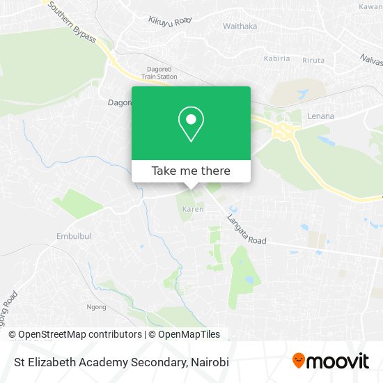 St Elizabeth Academy Secondary map
