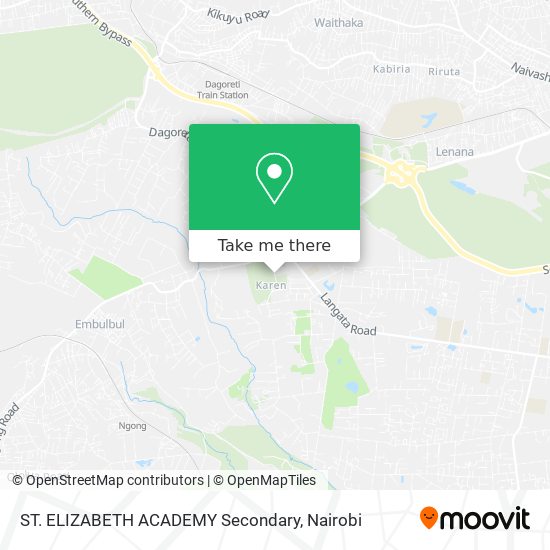 ST. ELIZABETH ACADEMY Secondary map