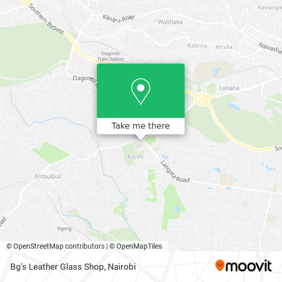 Bg's Leather Glass Shop map