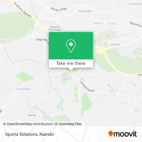 Sports Solutions map