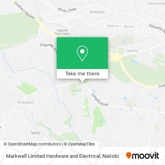 Markwell Limited Hardware and Electrical map