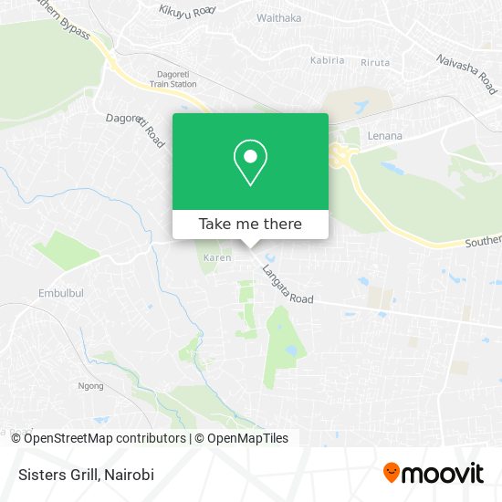 Sisters Grill map