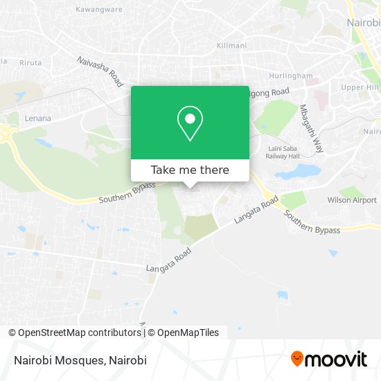 Nairobi Mosques map