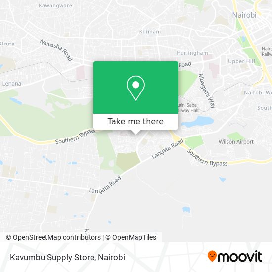 Kavumbu Supply Store map