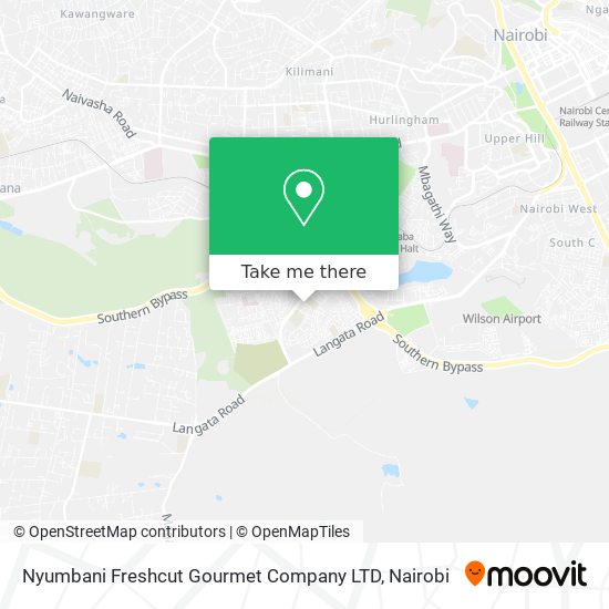 Nyumbani Freshcut Gourmet Company LTD map