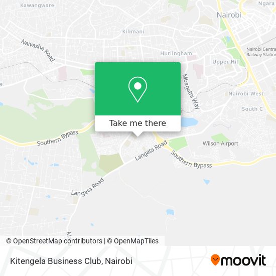 Kitengela Business Club map